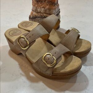 Dansko Sophie Sand Dollar Sandal EU Size 40 US Size 9.5-10